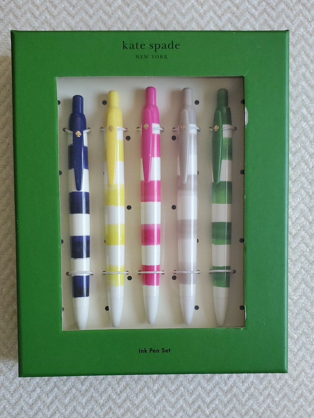 Kate Spade New York Rugby Stripe Pen Set